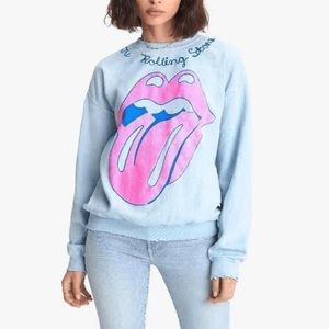 NEW! Rolling Stones Blue Sweatshirt Sz S